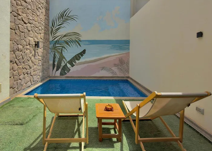 Daire 1 Bedroom Duplex With A Private Heated Pool *